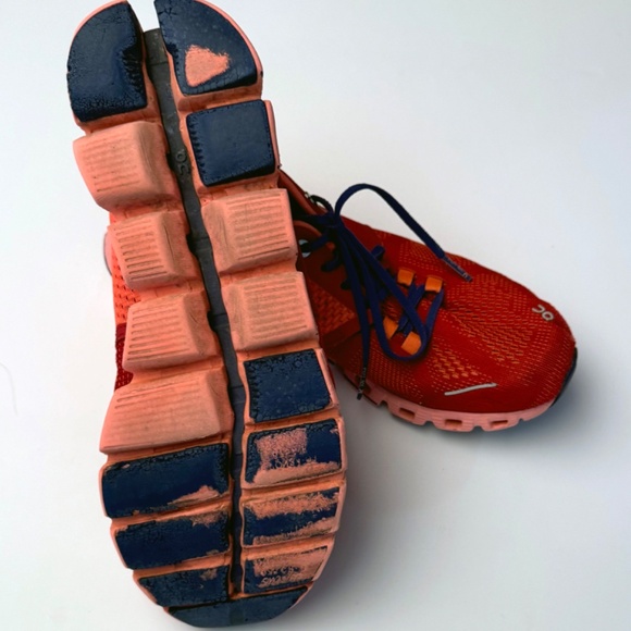 On Running Cloud X Women's Athletic Shoe - size 8.5 - Red Flash Color - Picture 4 of 8